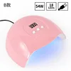 54w pink nail lamp-model x4