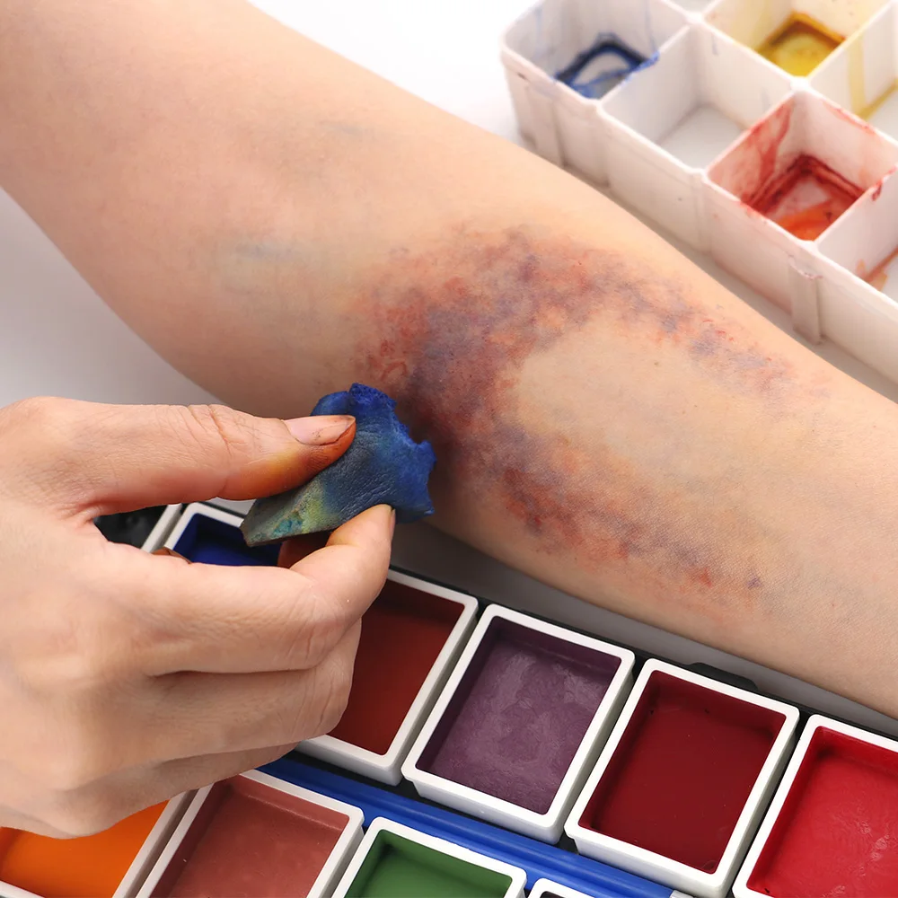 プロのメイクアップアーティスト向け、アルコールで活性化する防水特殊