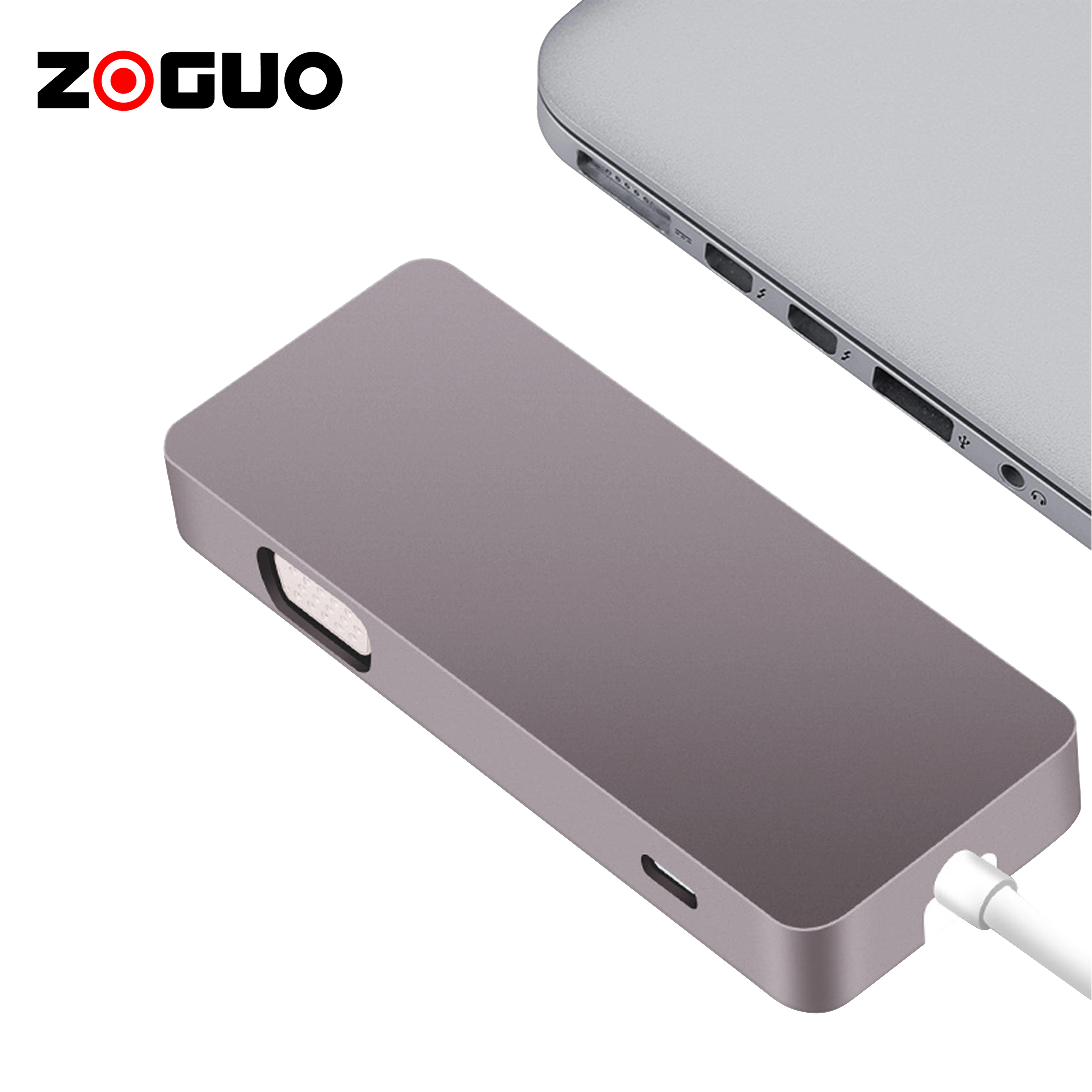 3840x2160 4K VGA Type-c PD Docking Adapter USB HUB