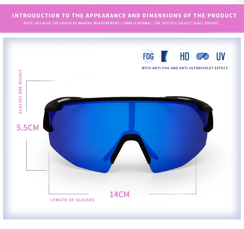 Yijia Optical Polarized Cycling Glasses Baseball Sunglasses For Men