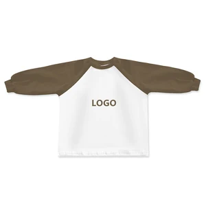 Wholesale Fashionable China Trendy Comfortable Winter Baby Clothing Tops Long Sleeves Contrast Color Children Sweatshirt