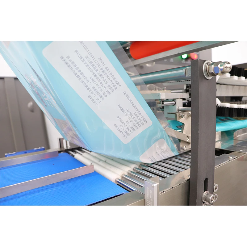 Dumpling Tray Wrapping Packaging Machine With Stretch Film Frozen Food Ham Sausage Vacuum Pillow Flow Packing Machine