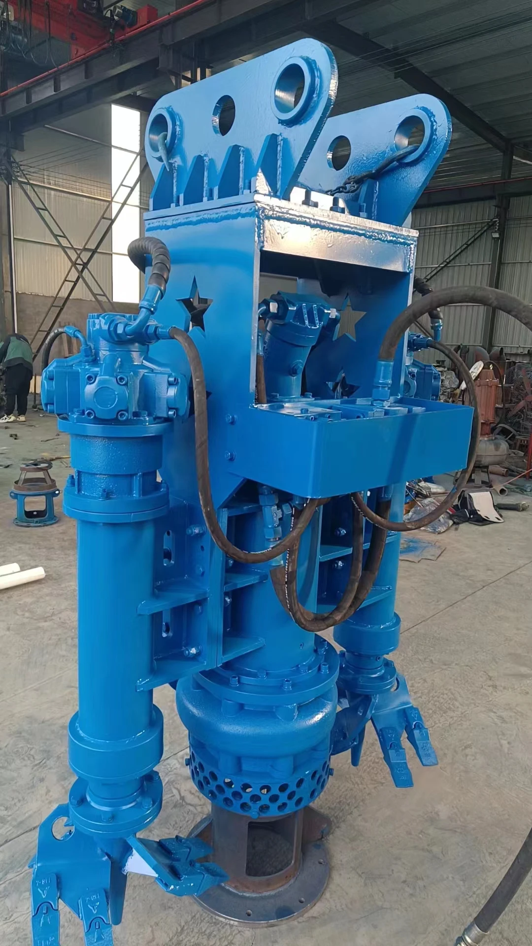 Hydraulically Driven Submersible Slurry Pump Sand and Mud Pump With Excavator