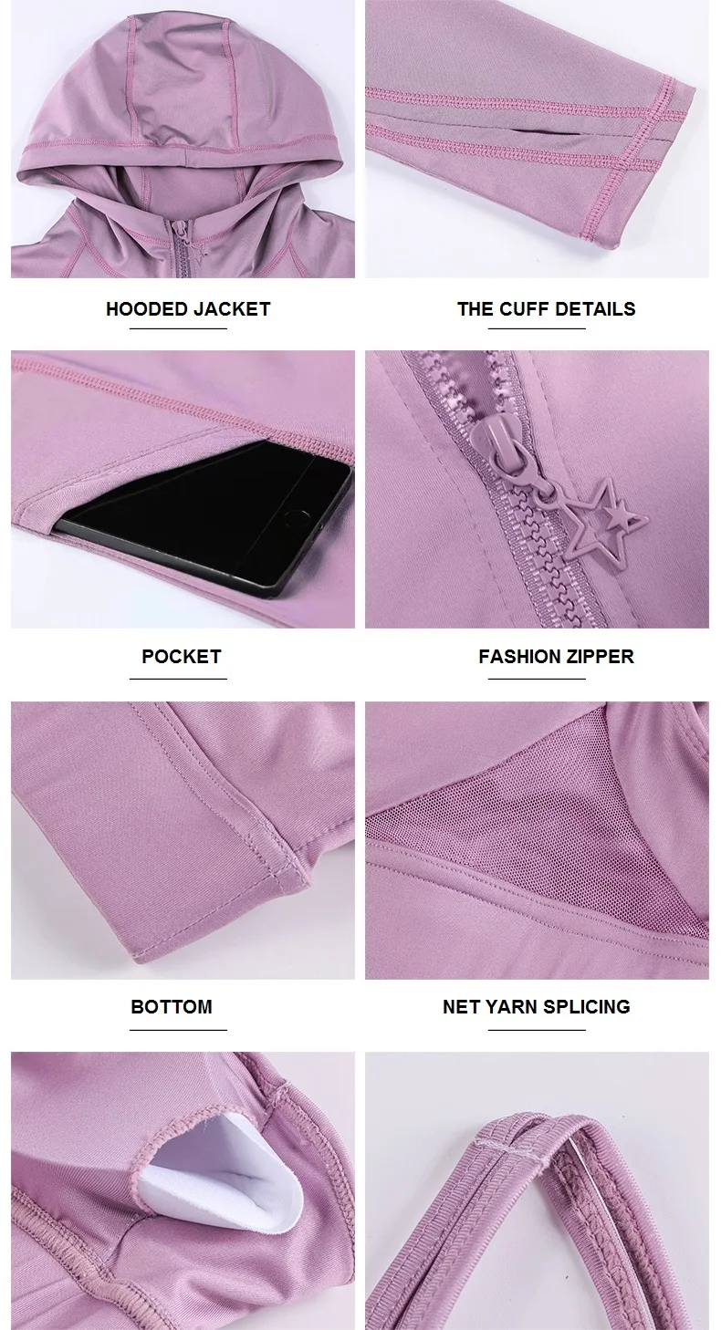 Vedo Gym Clothes 6pcs Set Custom Logo Polyester Quick Dry Workout Shirt