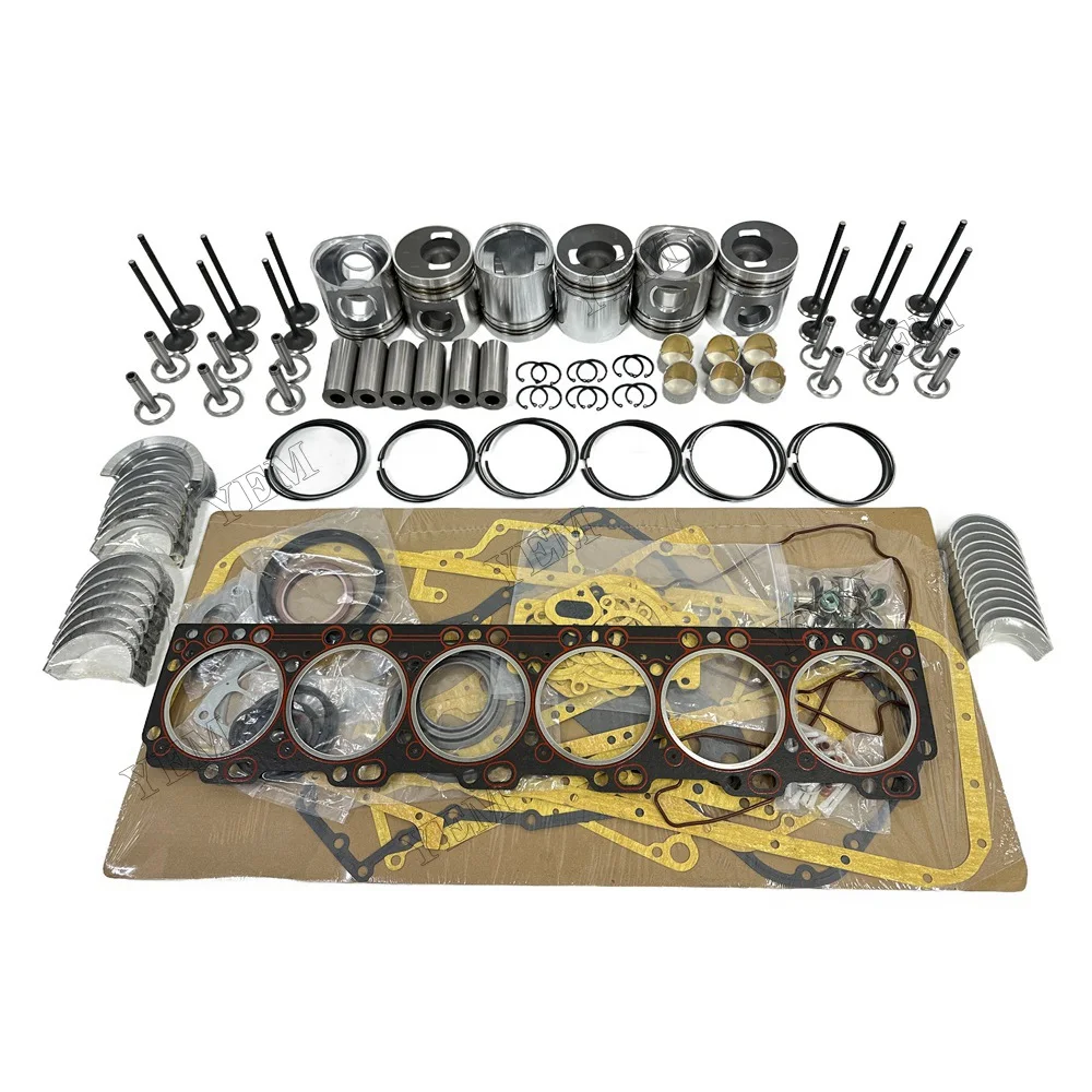 Engine Rebuild Kit With Piston Ring Bearing Valves Cylinder Gaskets Fit for 6CT Engine Parts 4
