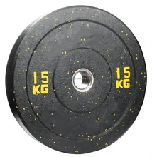 Eako sports color rubber solid high elasticity bumper plate 5kg 10kg 15kg 20kg 25kg weight Plate