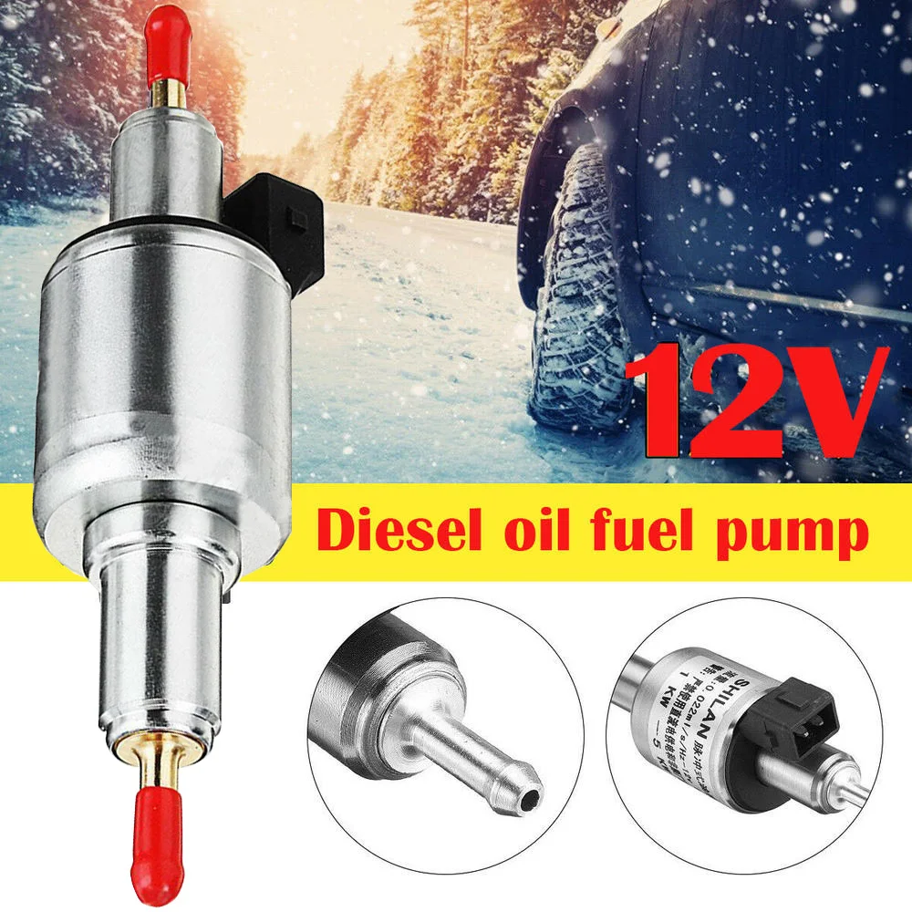 Okyrie Easy Installation Black Head Dc 12v Silver Metal Air Diesel