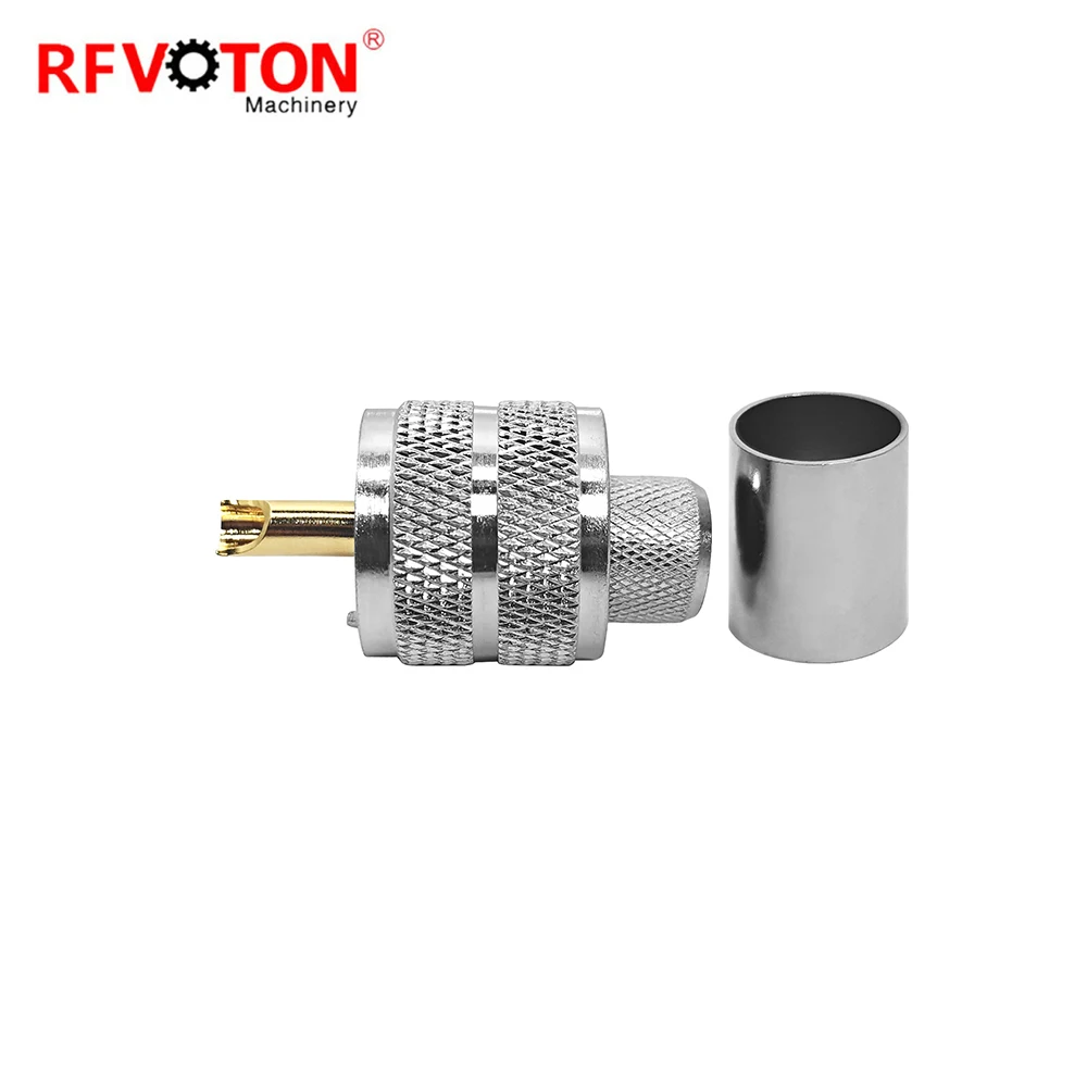 RFvoton UHF PL259 Male plug Crimp straight  lmr400 rg213 rg214 cable rf coaxial connector
