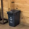 50-liter ash bucket ash lid