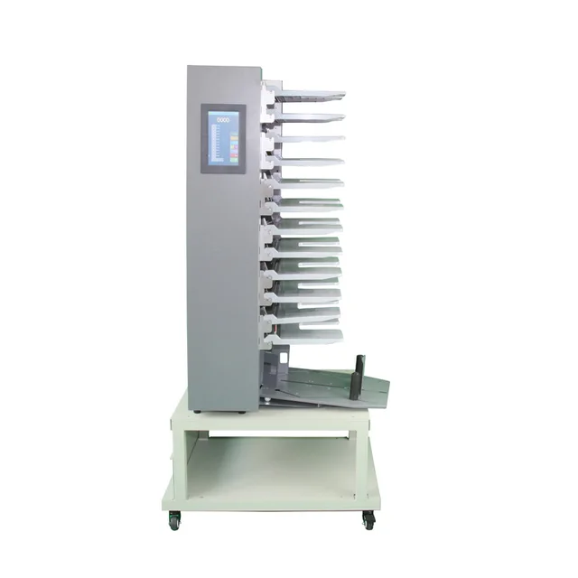 Paper Collating Sorting Machine For Calendar Newspaper Collator Gathering Machine For Paper