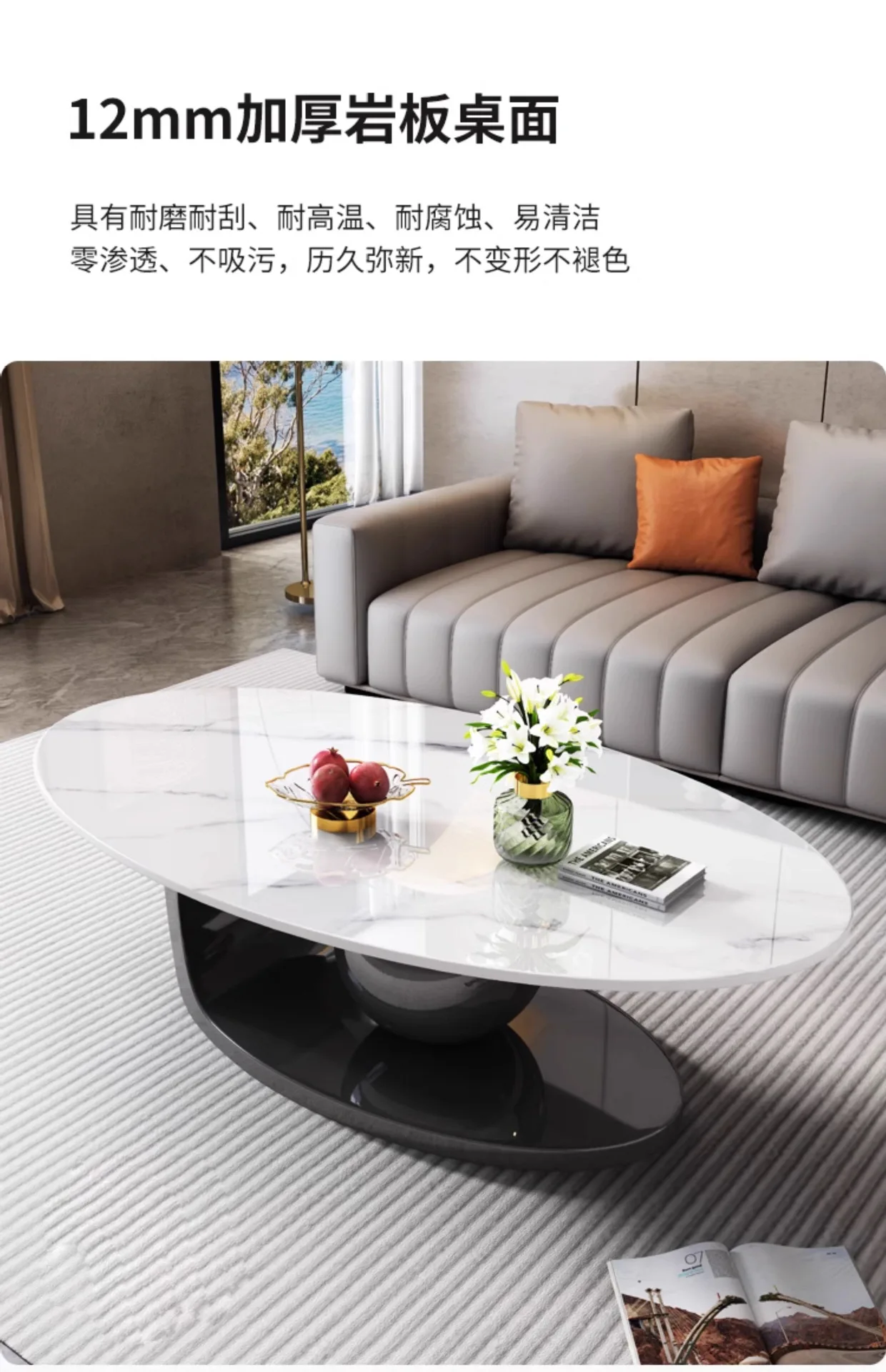 movable center small retro metal simple round nordic portable luxury modern coffee tables for living room bed side table bedroom
