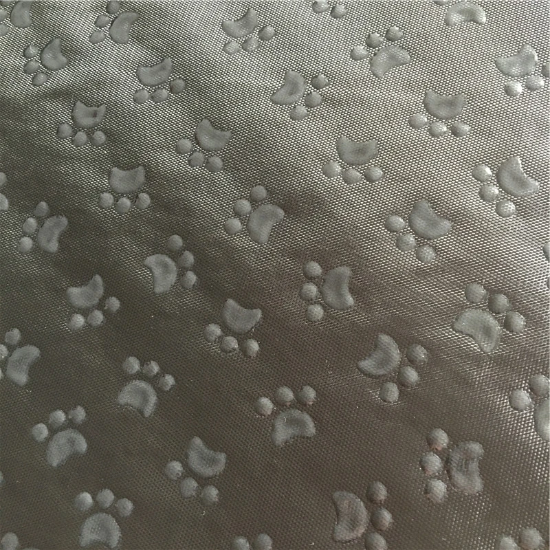 PVC Anti-slip Resistant Silicone Paw Dogs Coated Print Non-slip Non slip Fabrics