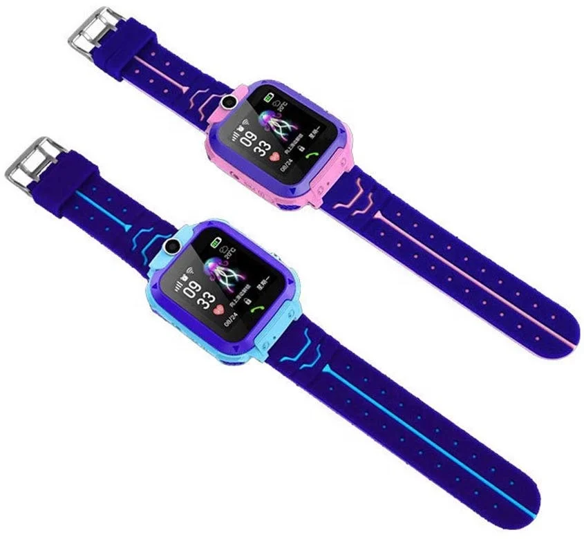 
Детские часы 2020 новая модель Q12 Детские умные часы водонепроницаемые SOS смартфон LBS многоязычные детские часы для мальчиков и девочек 