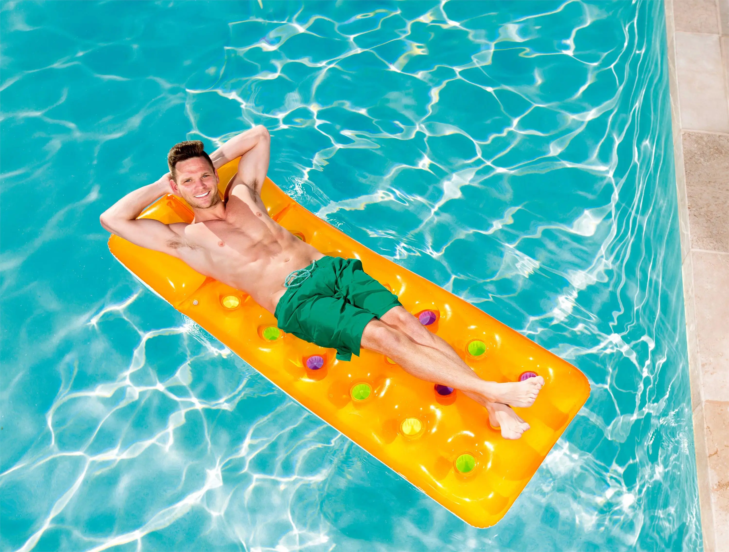 Bestway 43014 Eco-friendly inflatable pvc swimming pool float water pool mattress