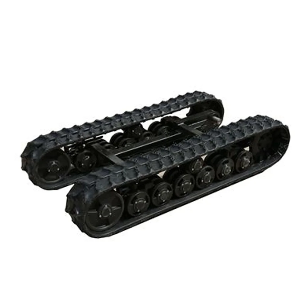 Customized Robotic Airplane Model Remote Control Motor Robot Chassis All Terrain Vehicles Rubber Construction Machinery Parts