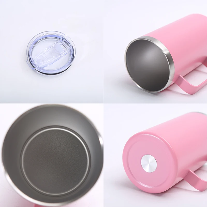 24 oz Factory Vacuum Tumbler 304 Stainless Steel Thermal Mug with Handle  Double Wall Hot Coffee Beer Cold Camping Mug Custom| Alibaba.com