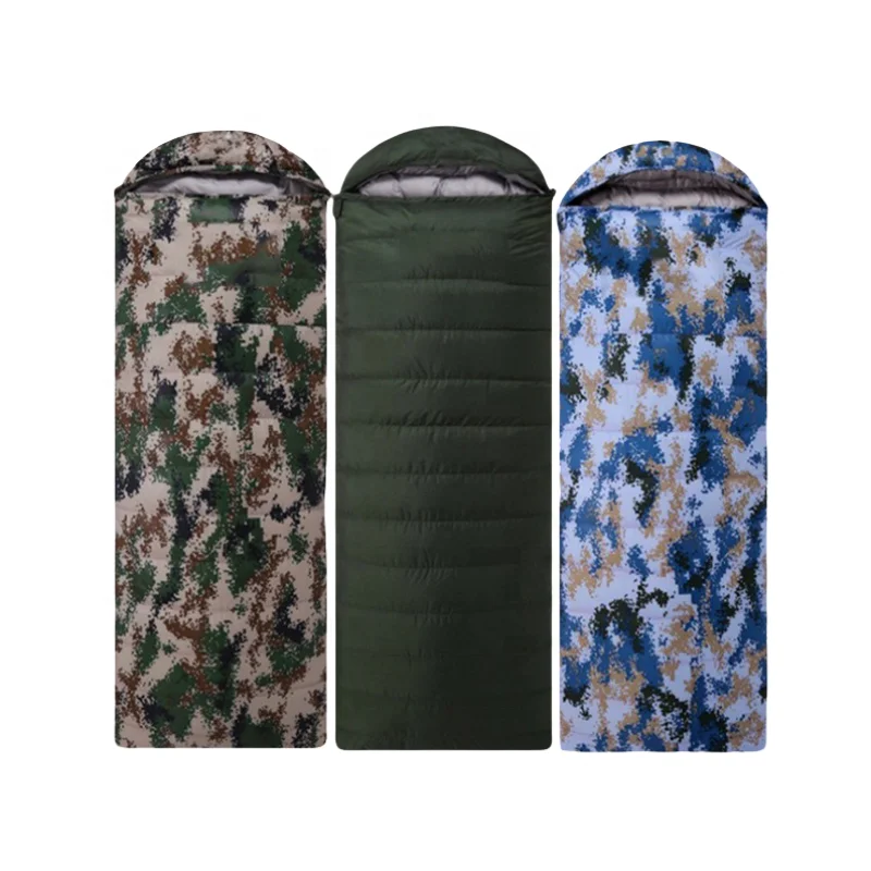 Polar Everest Camping Green Sleeping Bag Equipment Outdoor Warm Sleeping  Bag for Cold Outdoor Field