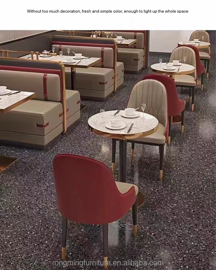 Light Luxury Customize U Shaped Booths Sofa Bench Seating for Mall ...