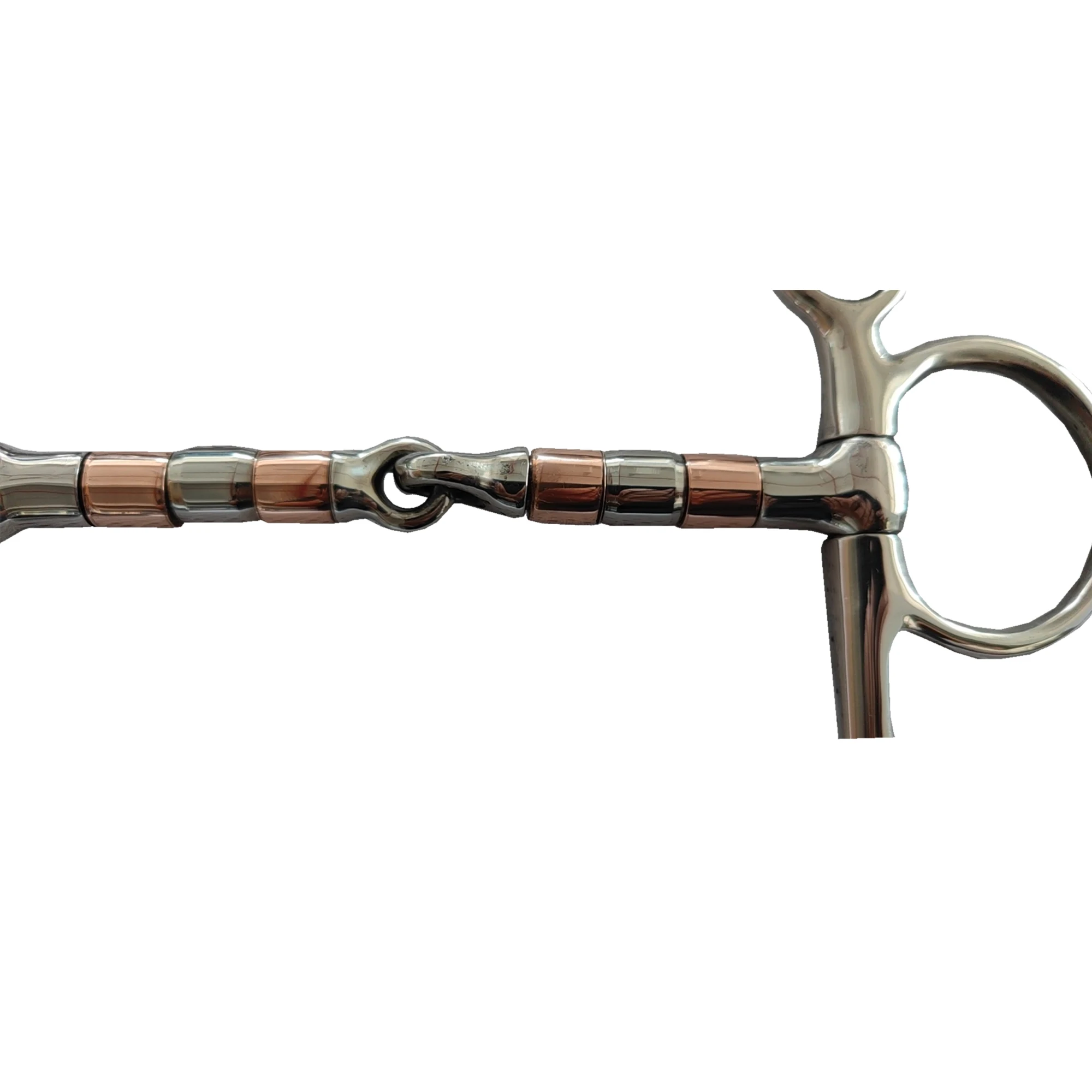 Jointed Bit Horse Chewing Mouth Roller Stainless Steel Snaffle Bits