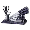 double plating head chopping board rubber seat (covered)-purple