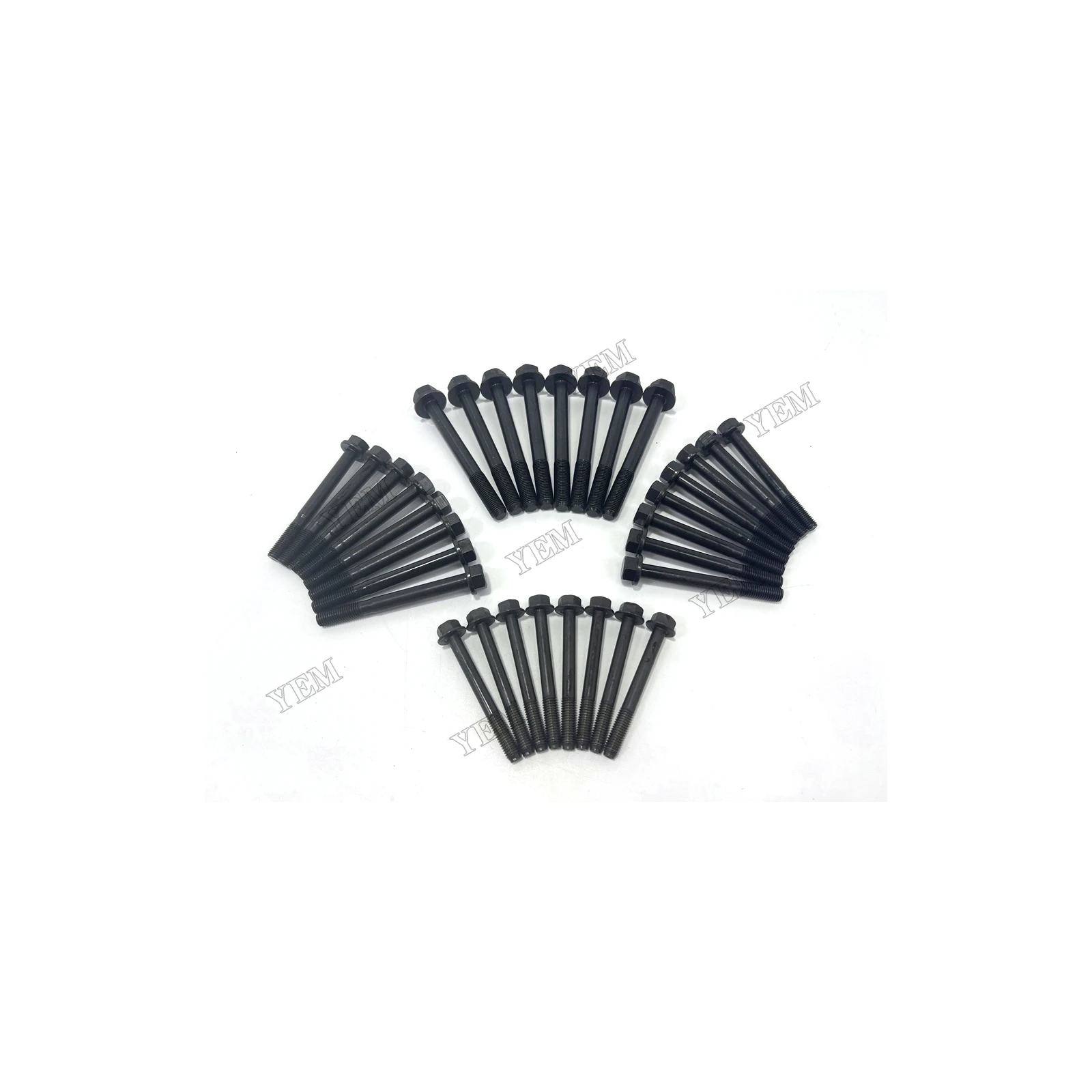 Parts 3TNM72 3TNM72T Cylinder Head Bolt 119515-01200 Fits for Yanmar Cylinder Head Screw Wholesale Engine Parts