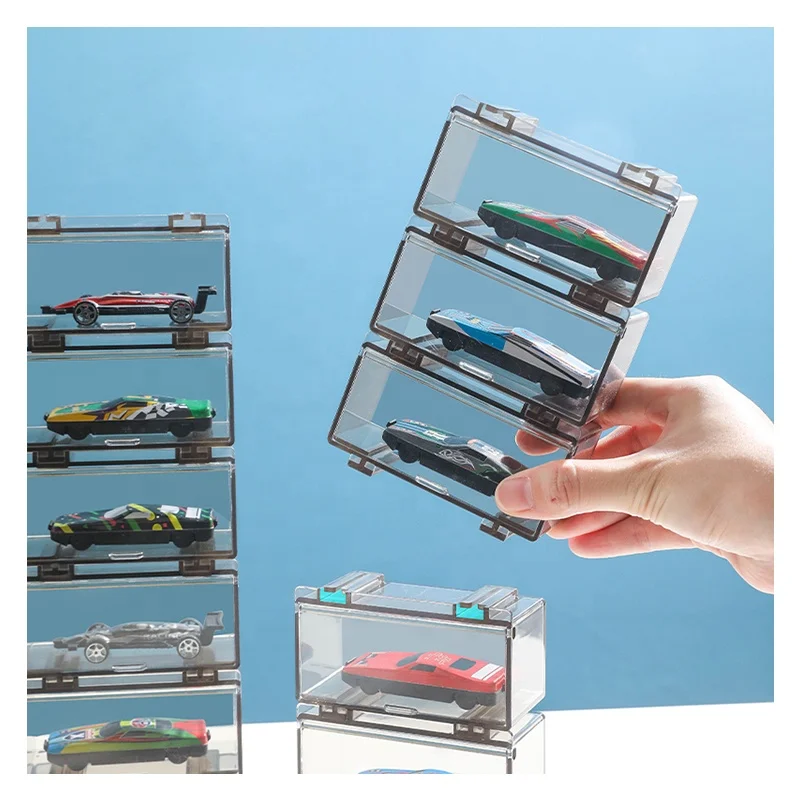 50 Stück 1/64 Displayboxen Für Modellautos – Transparent, Aus PVC, Stapelbar, Ideal Für Hot Wheels & Matchbox