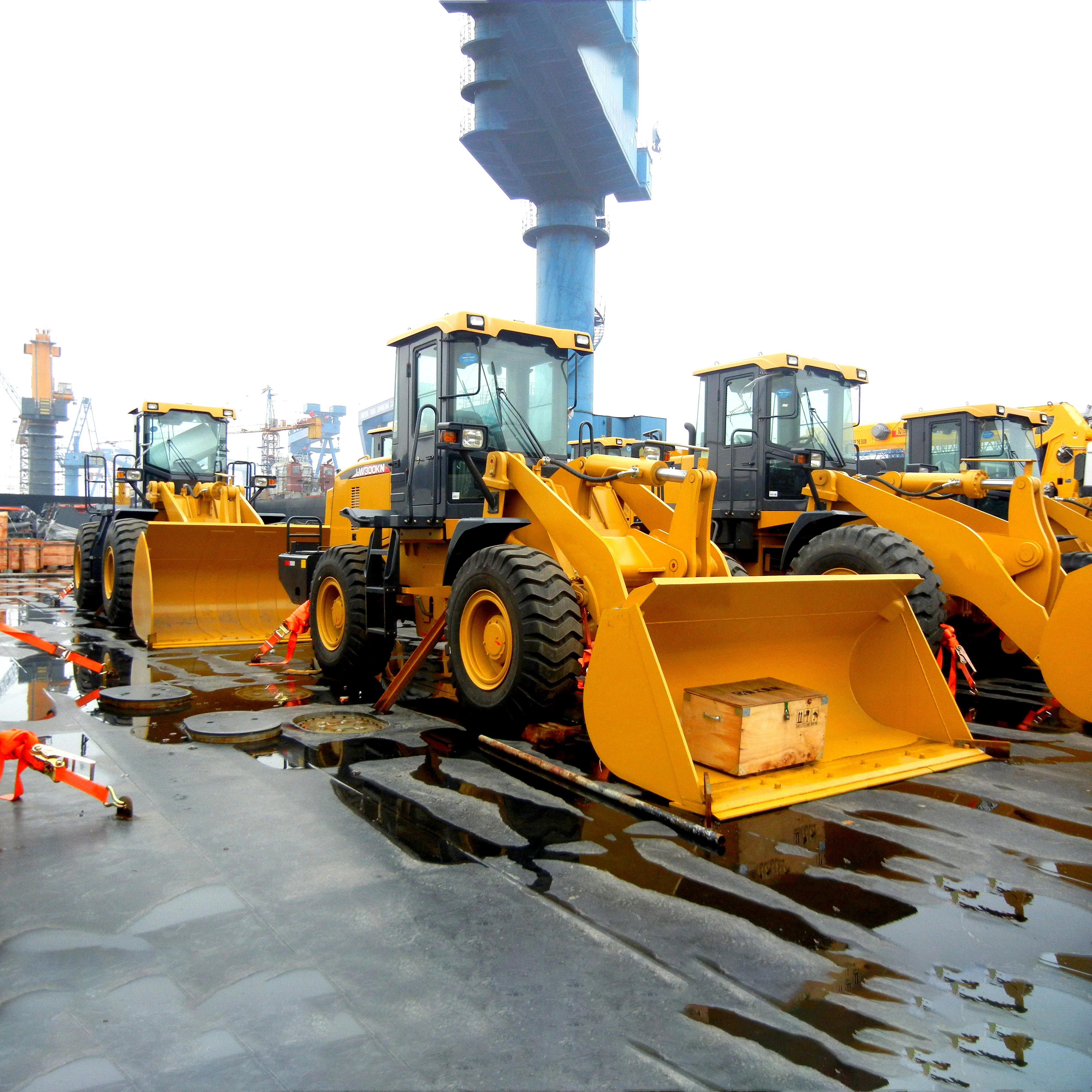 XC978 Hydraulic Small Wheel Loader 7Ton Front End Loader XC978 with Log Grapple