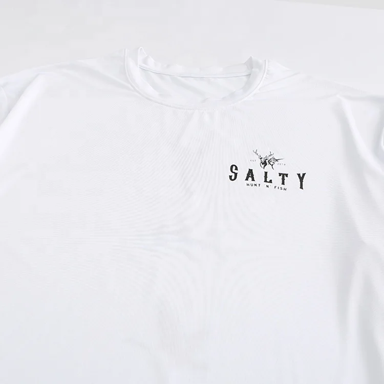 White Sun UV Protection UPF50 Quick Dry Custom Logo Fishing Long Sleeve Quick Dry Shirts