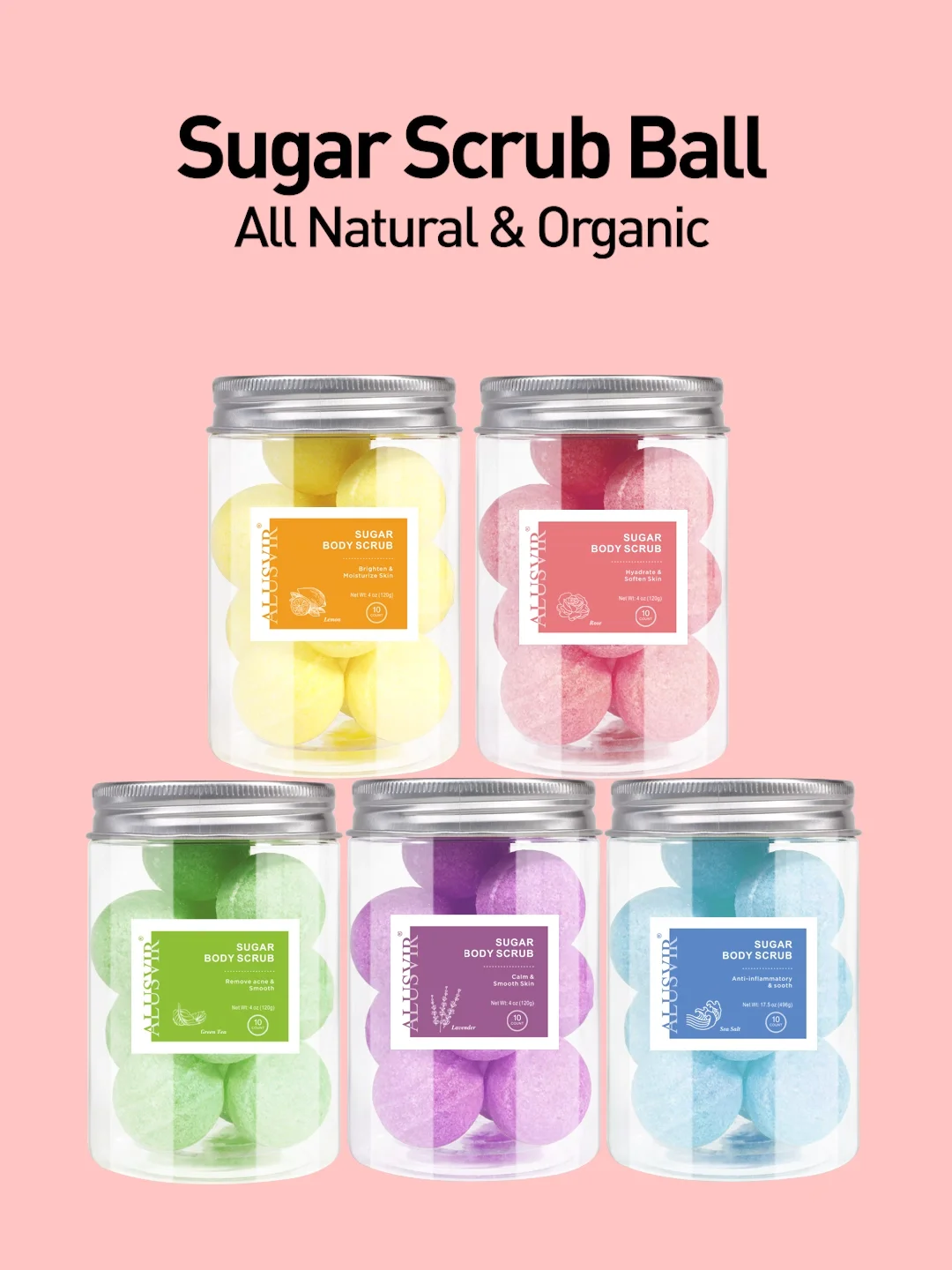 Wholesale Sweet Sugar Organic Skin Exfoliating Body Scrub Exfoliator