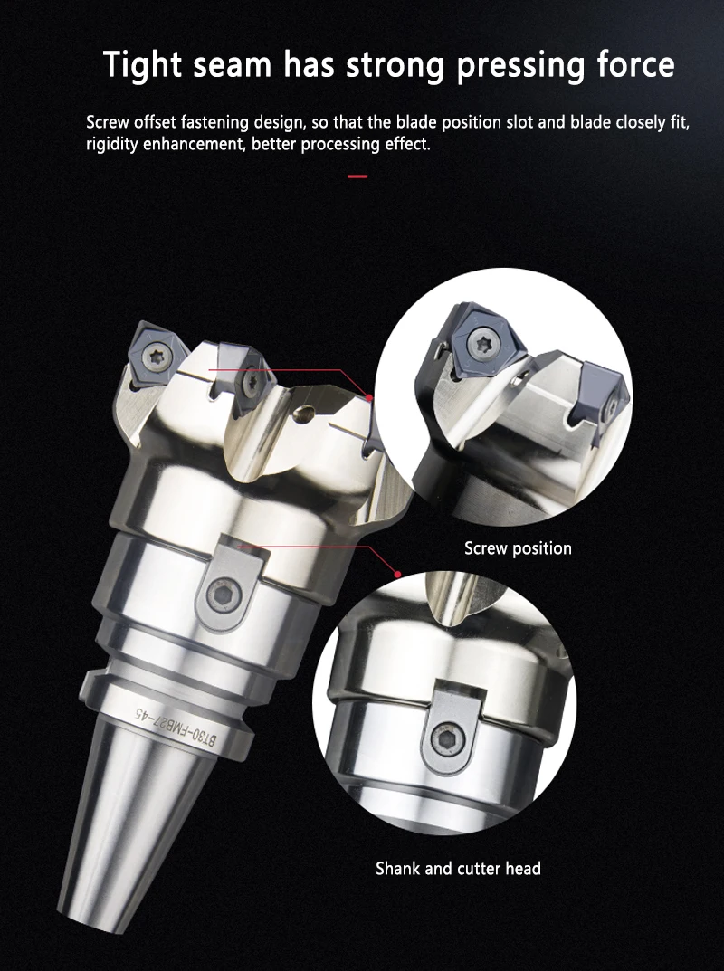 Wnmu080608 Doublesided Hexagonal Flat Square Shoulder Milling Heavy