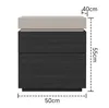 Hidden-compartment style-milk tea color-smoky wood grain