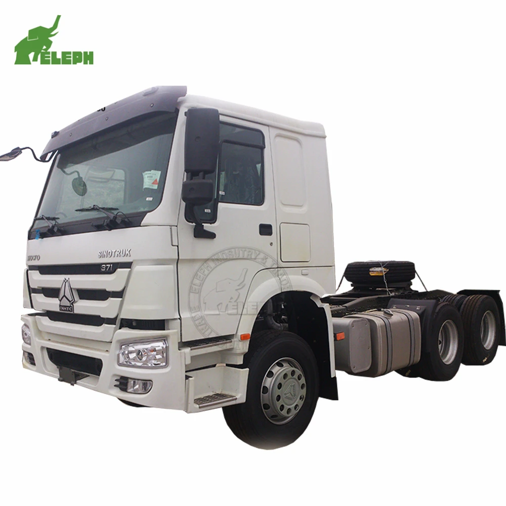 Howo  Head 4 Wheels Second Hand 4x2 Tractor Truck 3 Axle for Sale