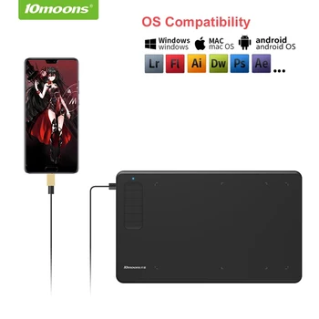 Alternative view of Professional Design Electronic Graphic Tablet for Handwriting & Drawing Battery-Free Digital Pen Computer Accessories