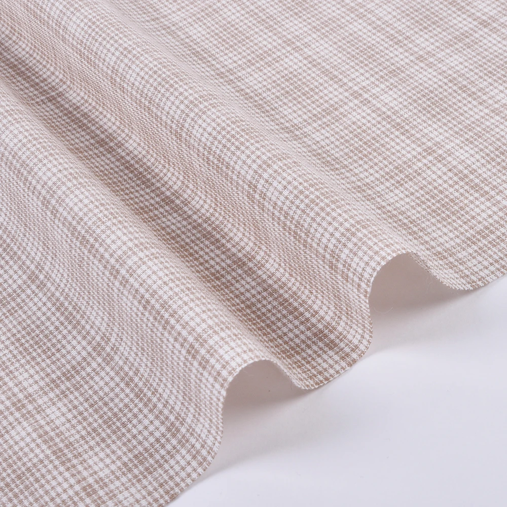 product factory woven fabric with  fashion designs light weight in soft hand feeling pure cotton yarn dyed fabric for clothes-8