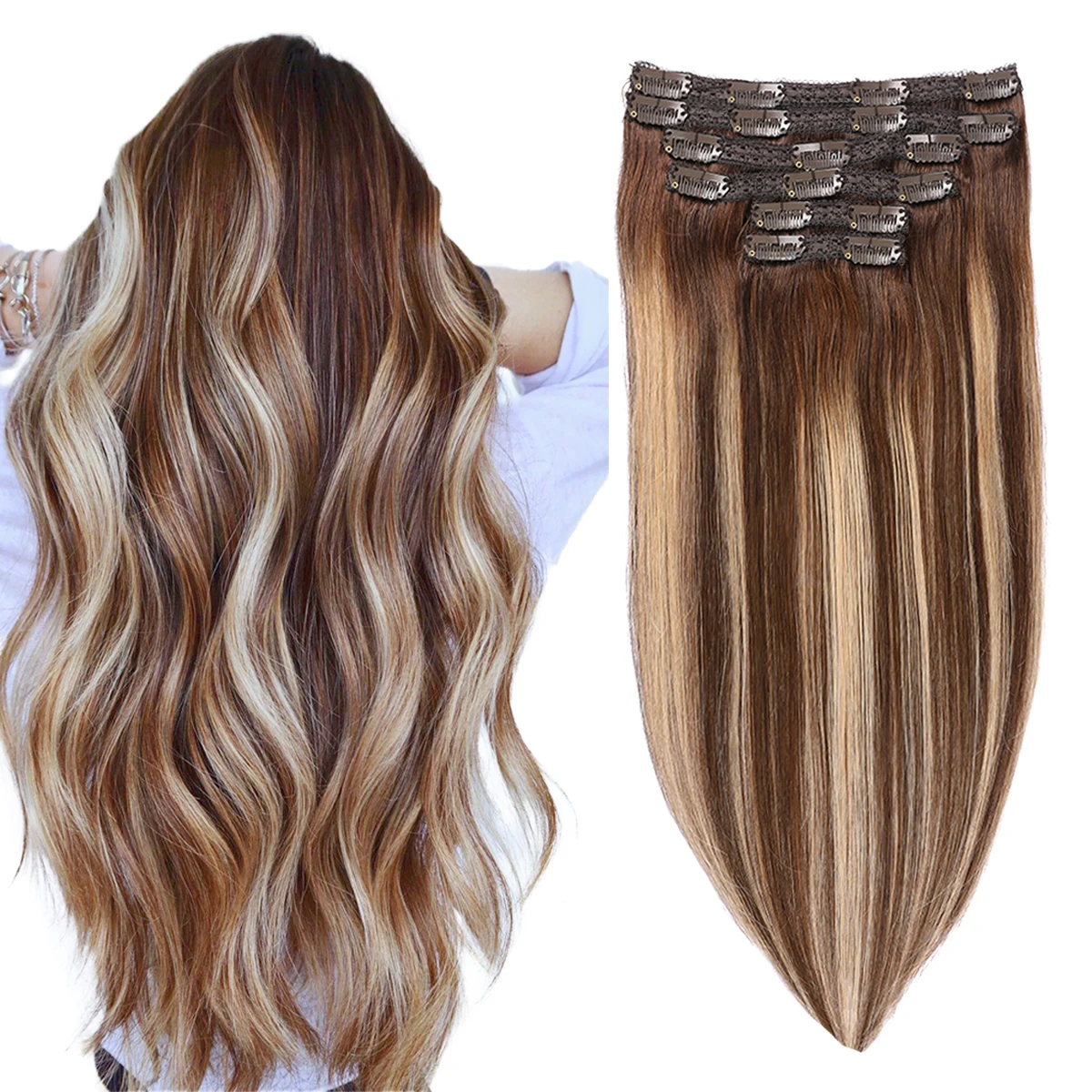 High Quality Remy Virgin Human Hair Natural Color Clip In Human Hair  Extensions - Buy Clip In Human Hair Extensions,Virgin Human Hair Natural  Color,High Quality Remy Virgin Human Hair Product on 