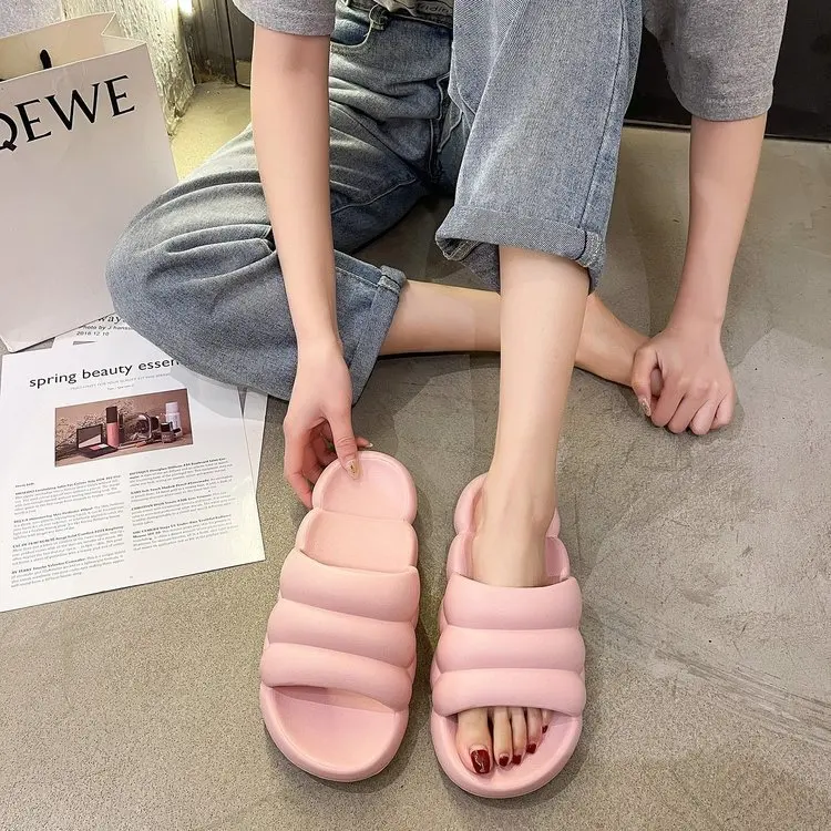 Style japonais en lin couples Casual Antidérapant Chaussons D'Intérieur Plancher Maison Pantoufles