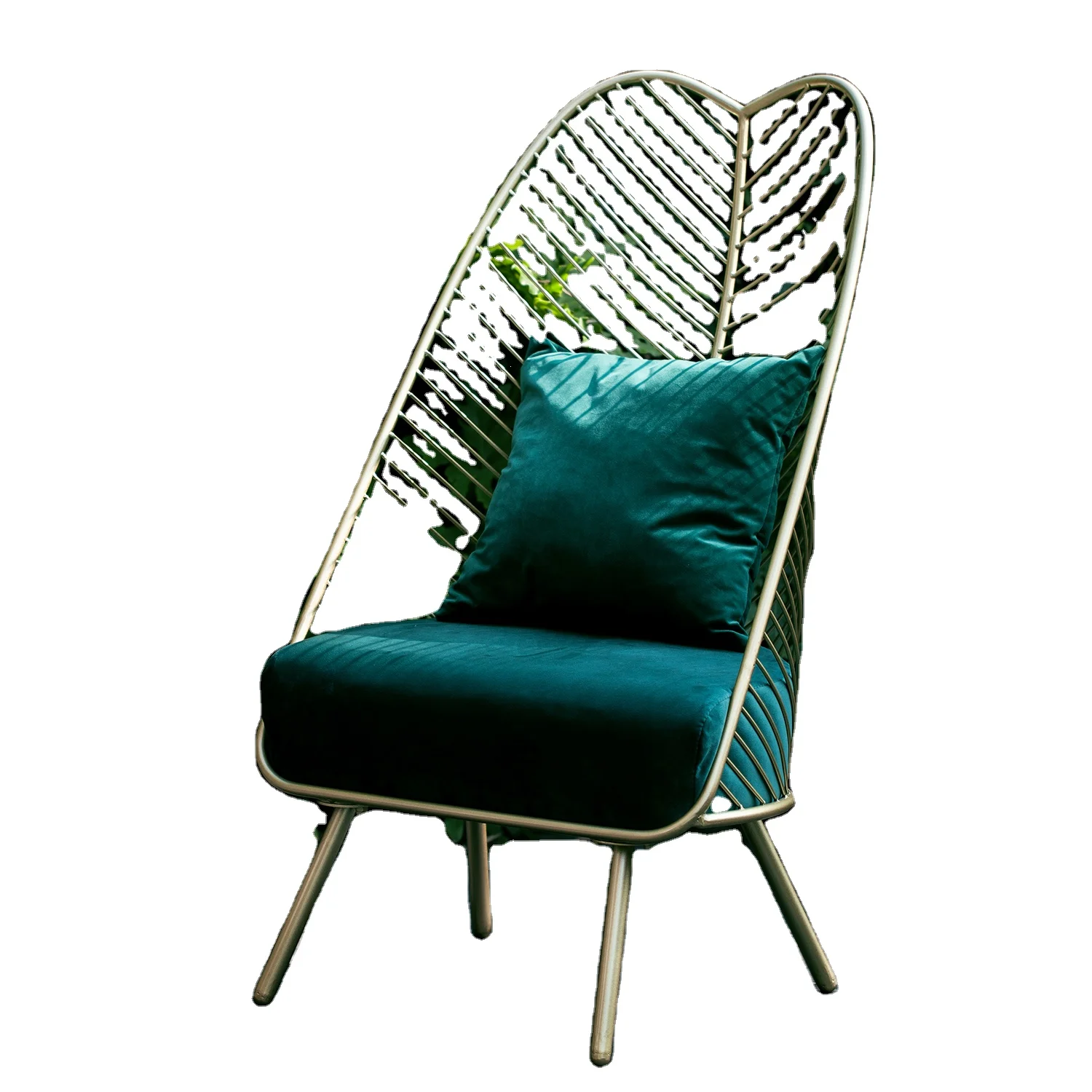 wire accent chair