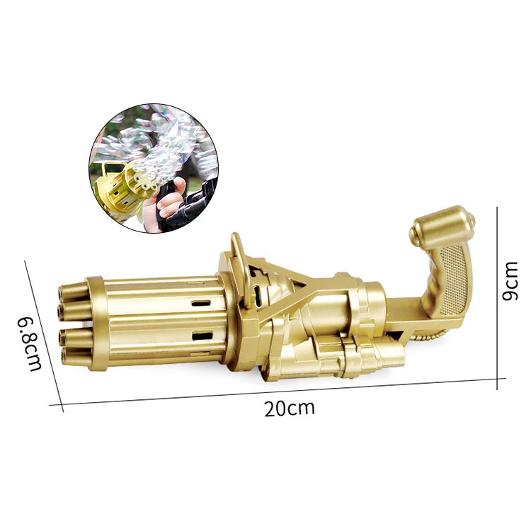 Автоматический игрушечный пистолет для выдувания пузырей автоматическая пузырьковая машина большого размера Электрический