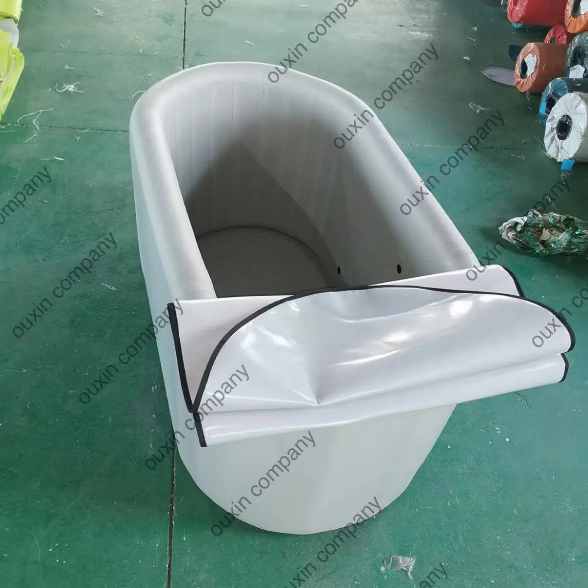 Drop Stitch Inflatable Swimming Container Ice Cold Therapy Box Outdoor Bathtub Pools
