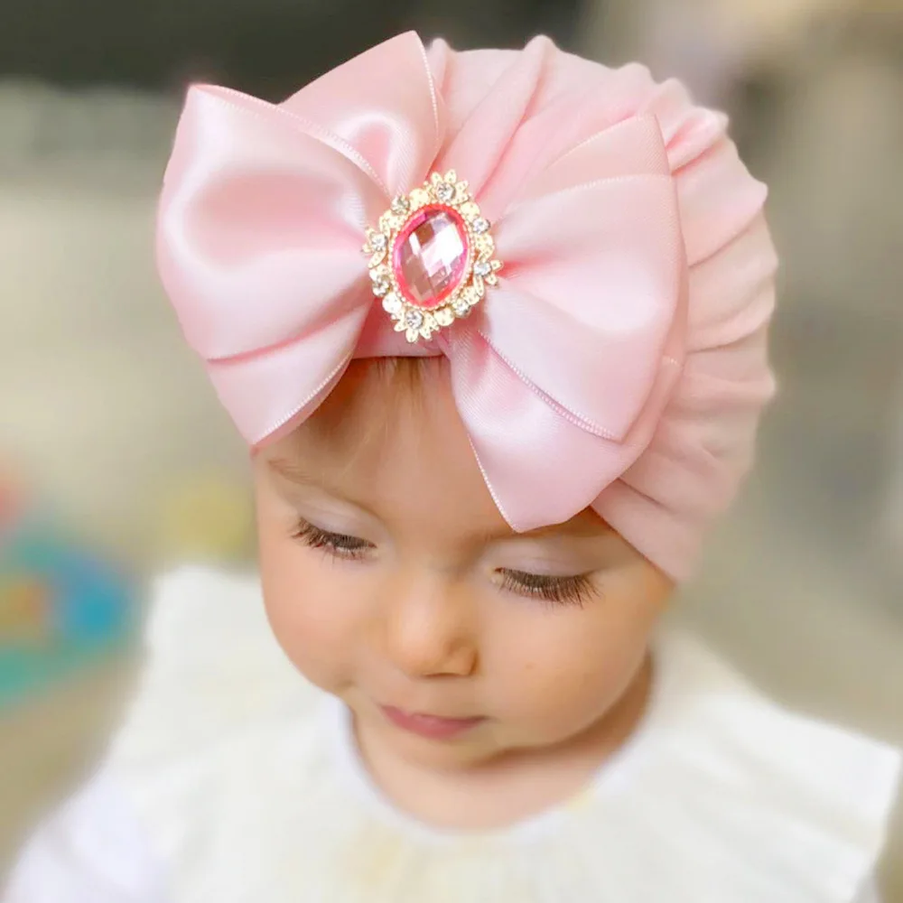 Accessories Cotton Infant Turban Baby Cotton Beanies Headwraps Baby Girl Hat 