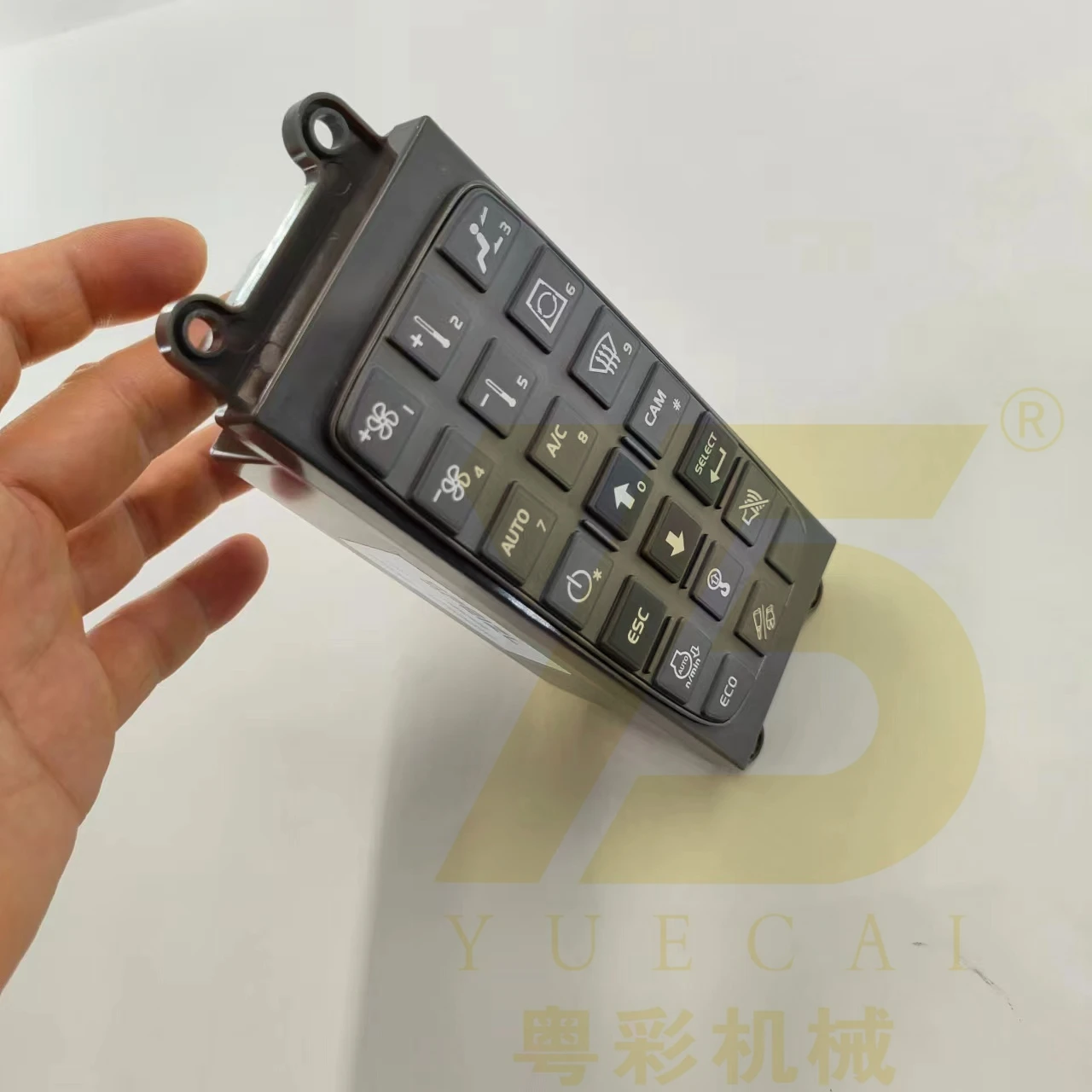 YUE CAI Excavator Parts EC300D EC380D EC480D Control Switch Panel Air Conditioner Switch Panel 14594714 14697658