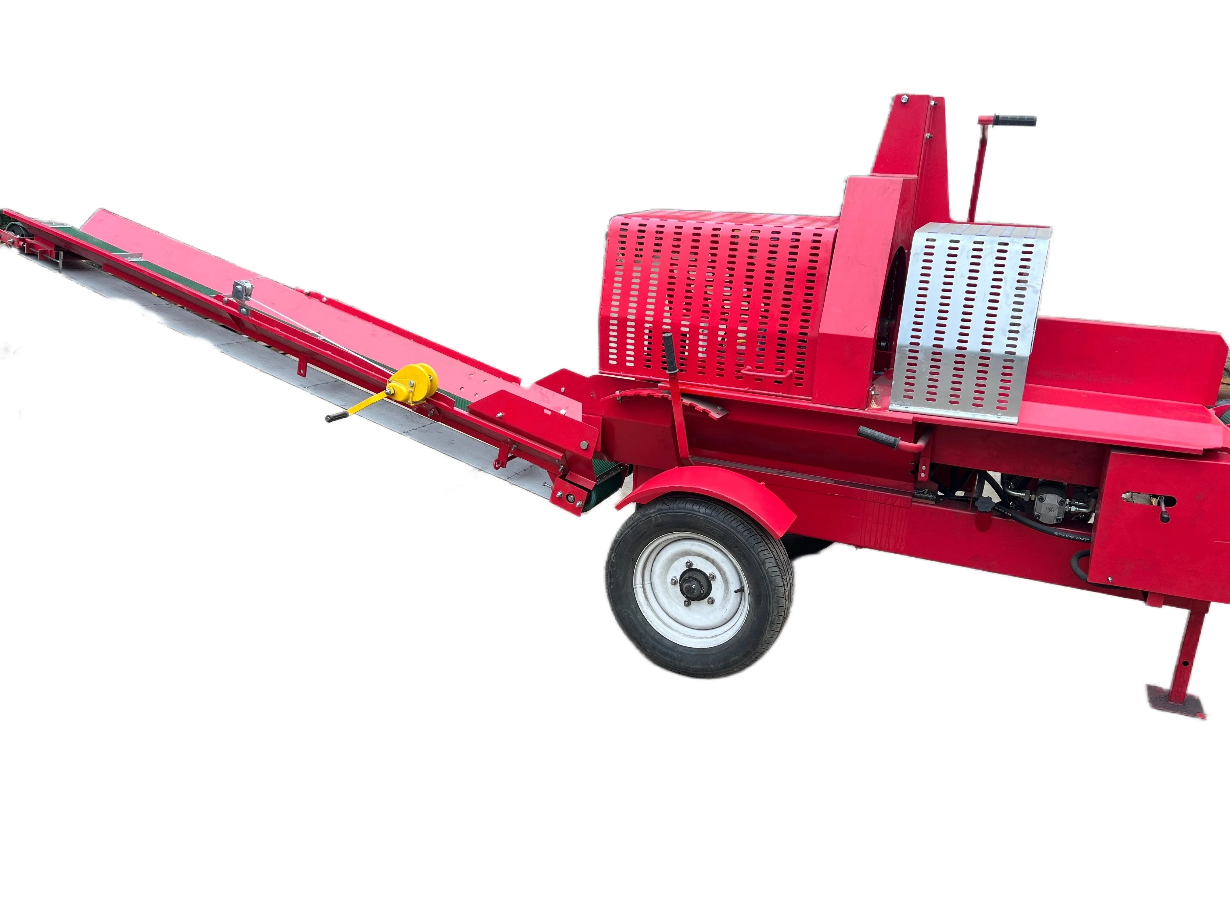 20 Ton Automatic Firewood Processor / Wood Processor With Track - Buy ...