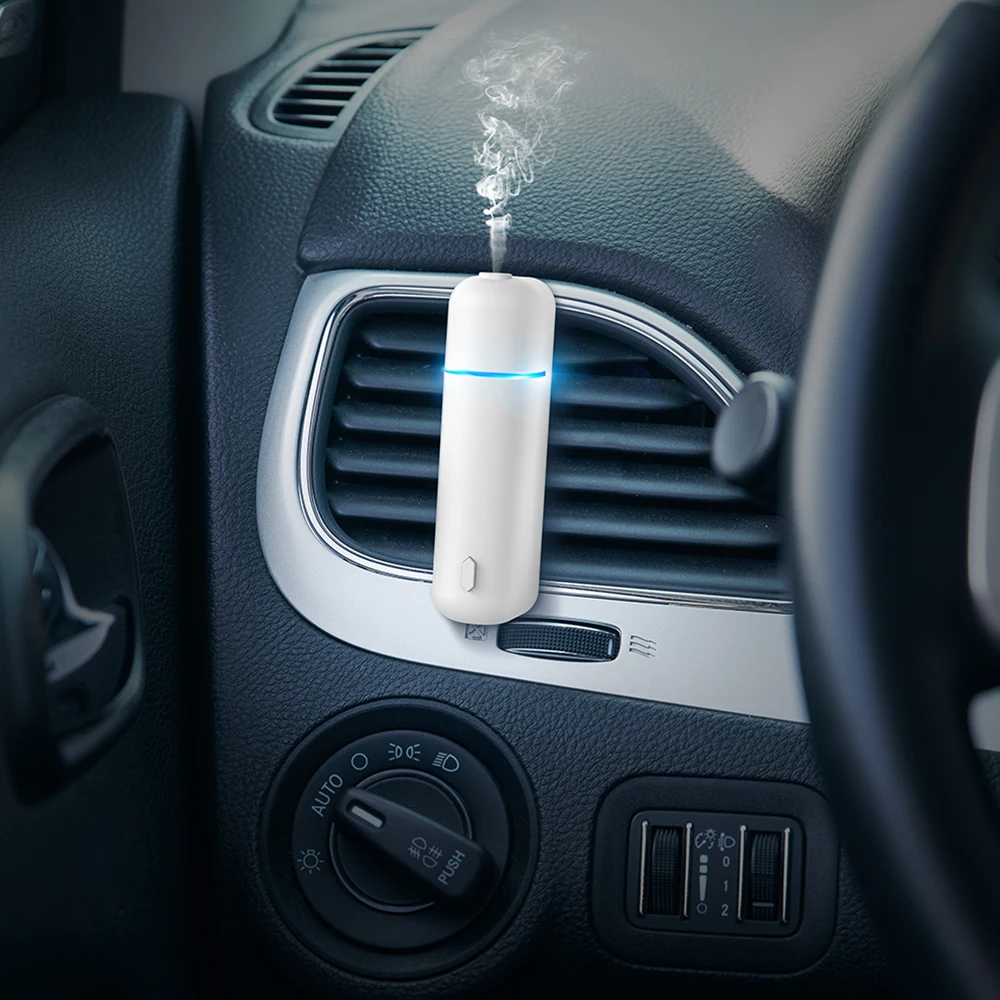 Электрический ароматизатор воздуха. Ultrasonic Aroma Diffuser для авто. Автоматический освежитель воздуха для автомобиля. USB ароматизатор для автомобиля.