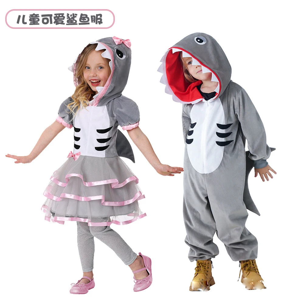 Toddler Baby Shark Jumpsuit Costume 