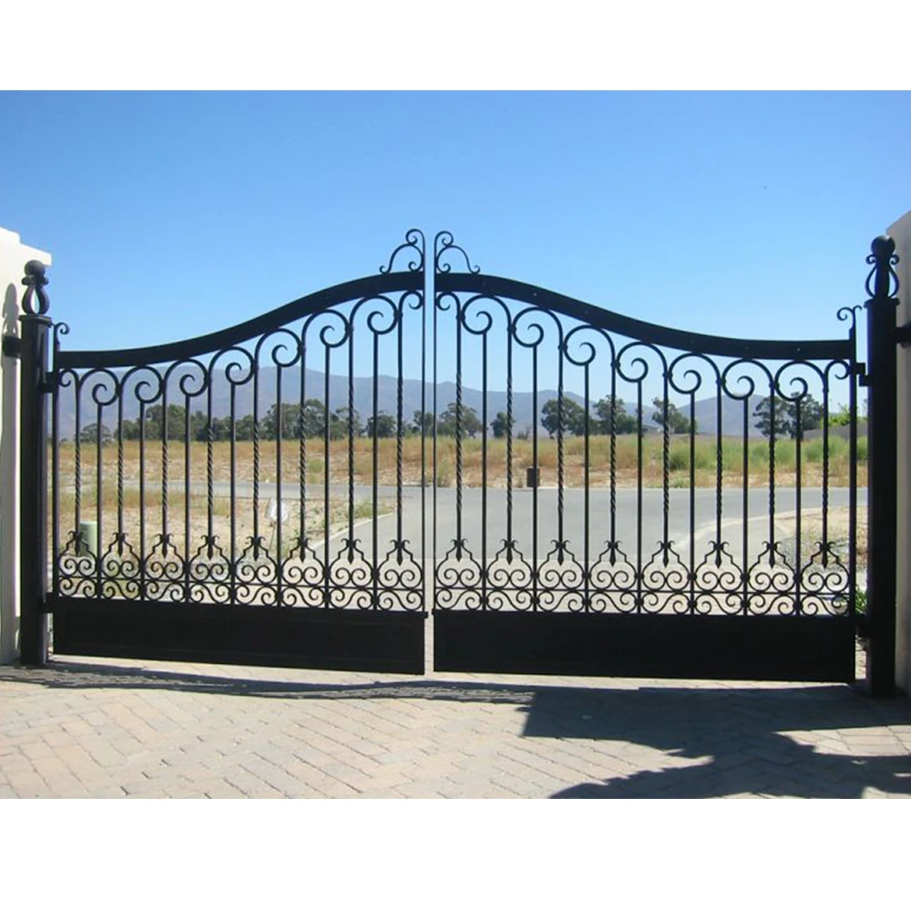 Engineered Luxury Wrought Iron Latest Main Gate Designs