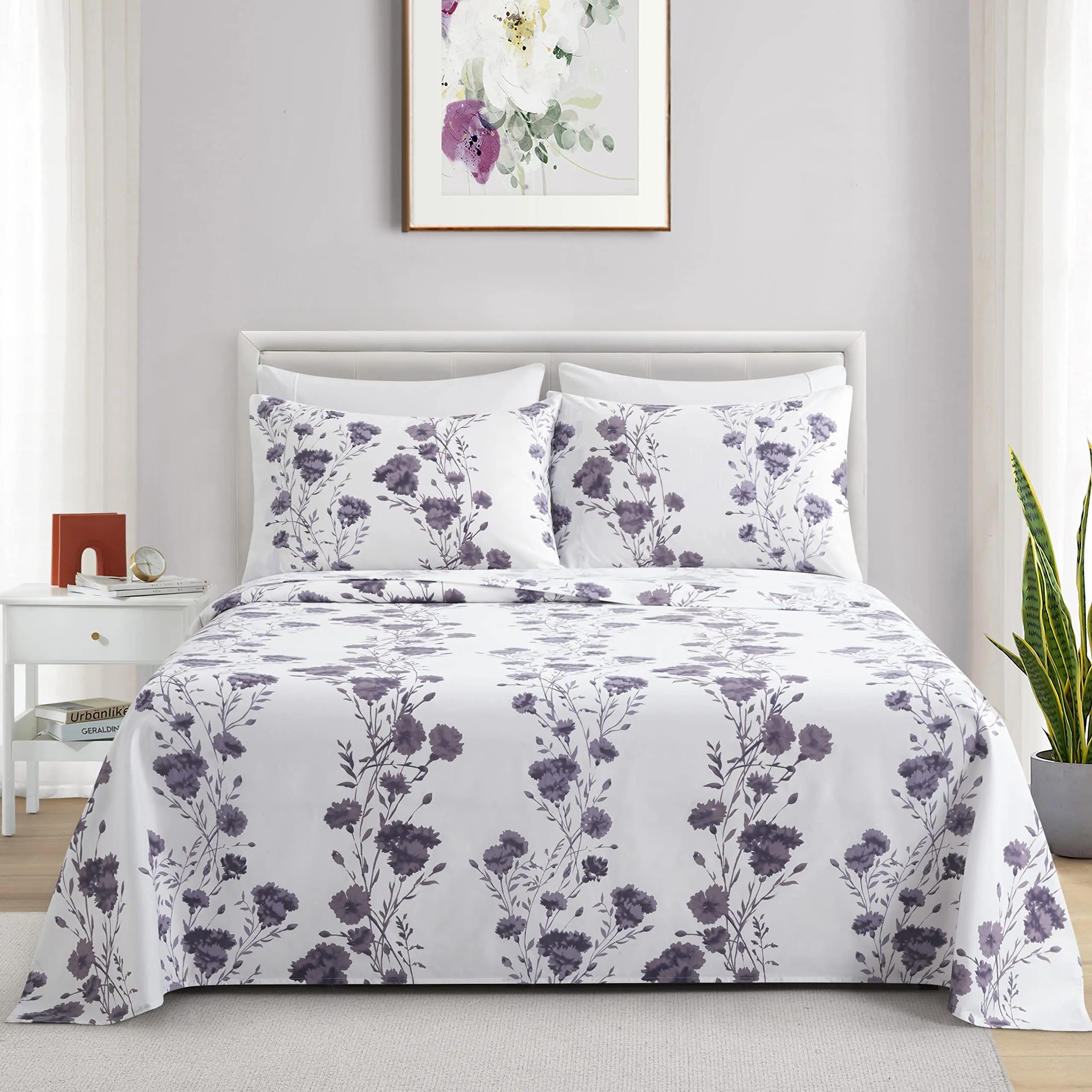 Aoyatex Skin Friendly Bed Sheet Best Selling Bed Sheet Set Luxury