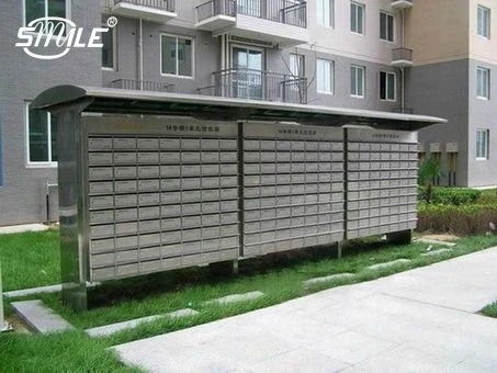 CHNSMILE American-style Mailboxes Residential Modern Post Office Box Mail Box with Locks Outdoor Custom Steel Mailbox