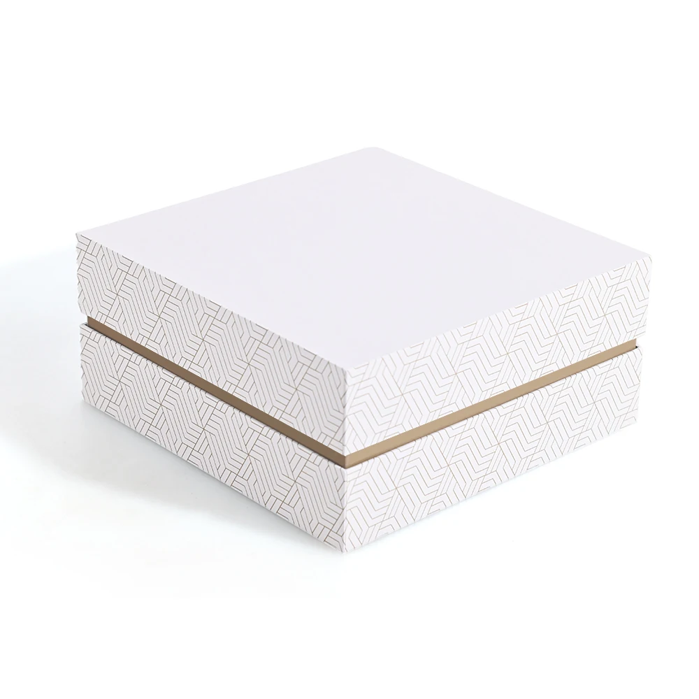 Reusable Manufacture Custom Design 2 Piece Rigid Cardboard Luxury Removable Lid and Base Packaging Gift Box