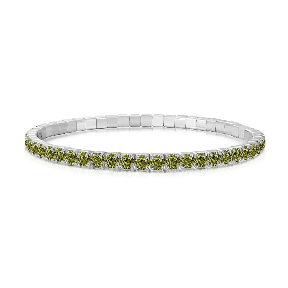 KAKODIY Unique Design 925 Sterling Silver Rhodium 18K Gold Plated Chain Daley Dress Up Synthetic Zircon Women's Jewelry Bracelet detail 7