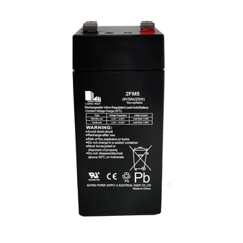 4V5AH AGM SLA Solar Battery Voltage 4V for Toys Medical Equipment & Home Appliances Maintenance Free Storage